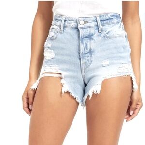 NWOT Good American Sz 27 / 4 Bombshell Denim Women Shorts